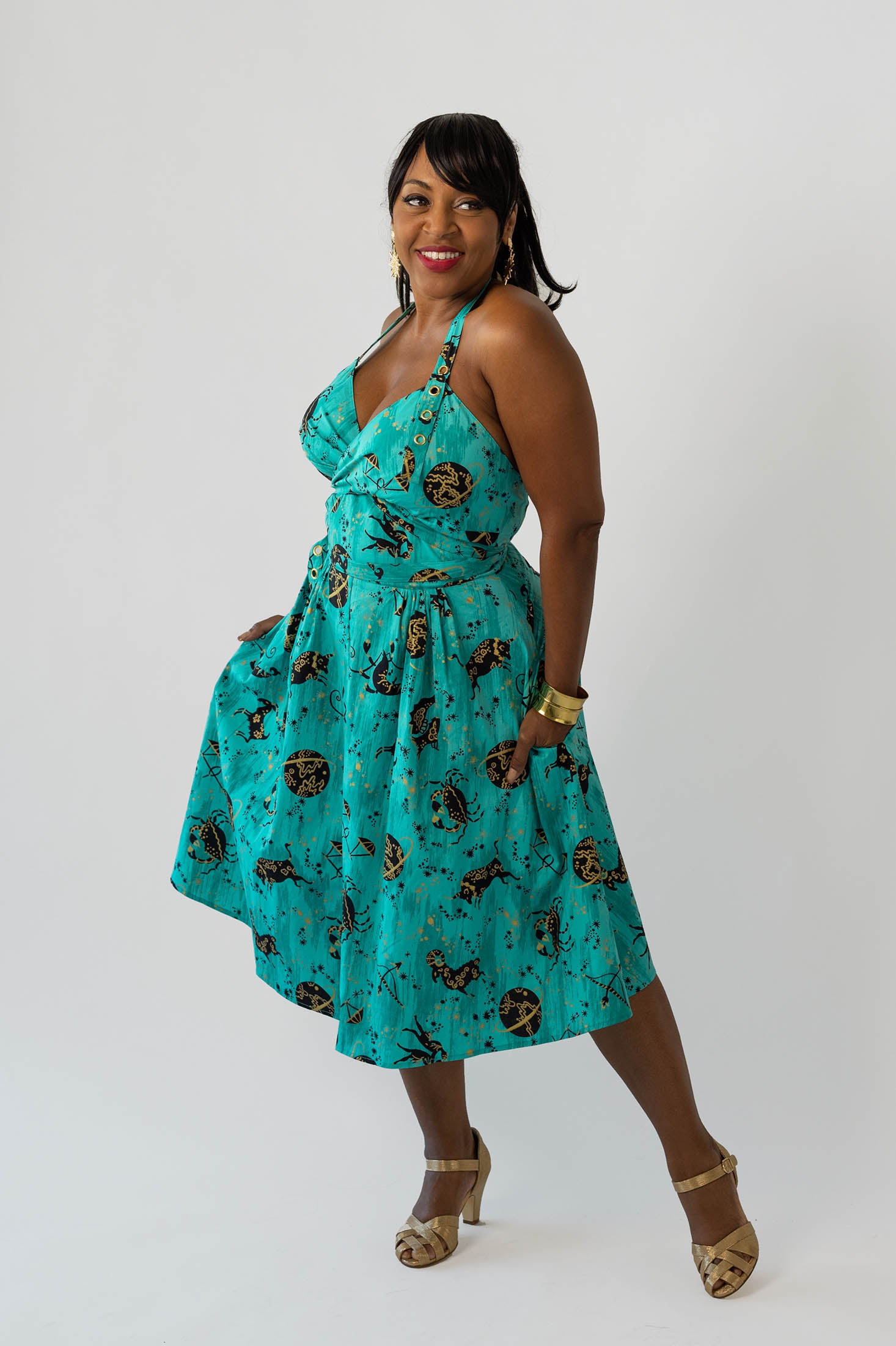 Marilyn Parade Dress - Astrology - Final Sale 0 Marilyn Parade Dress - Astrology - Final Sale 0