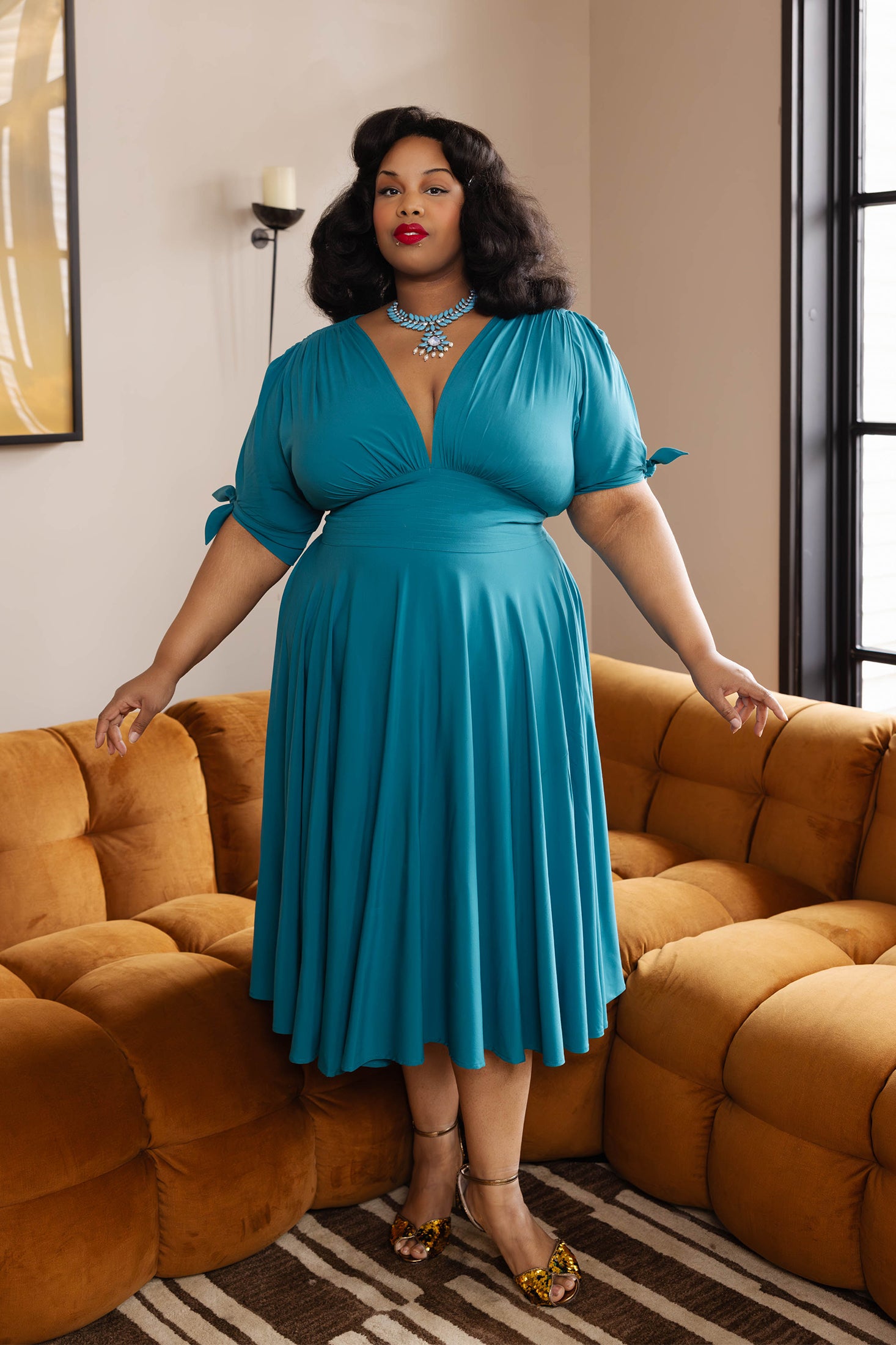 Stacia Dress - Teal 20 Stacia Dress - Teal 20