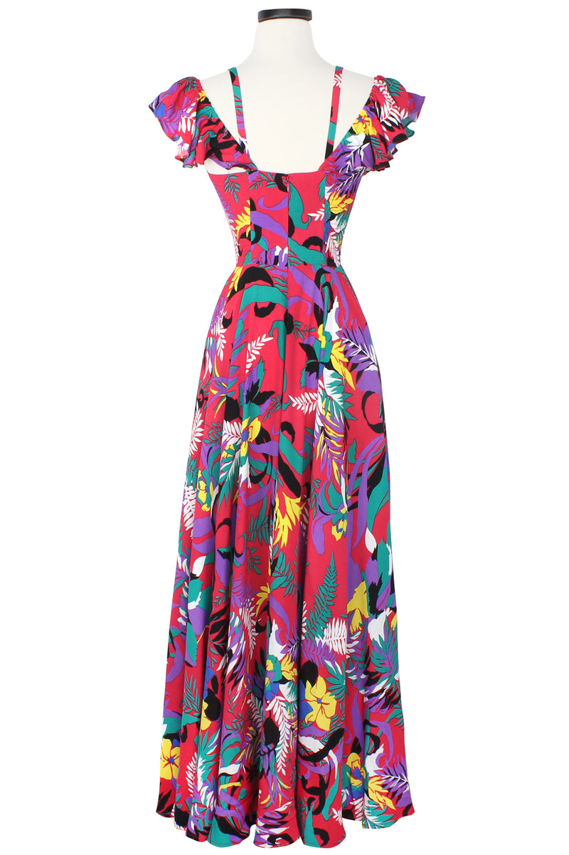 Hollywood Long Dress - Totally Tropical