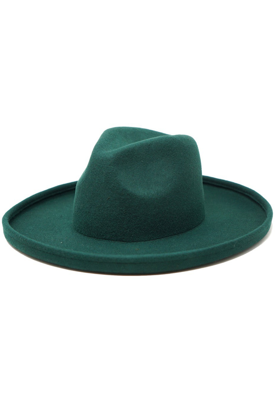Olive & Pique Pencil Brim Wool Felt Rancher Hat display picture 2