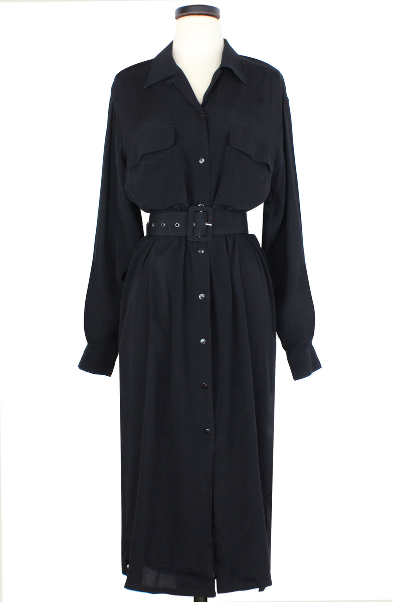 Bogart Shirt Dress - Black