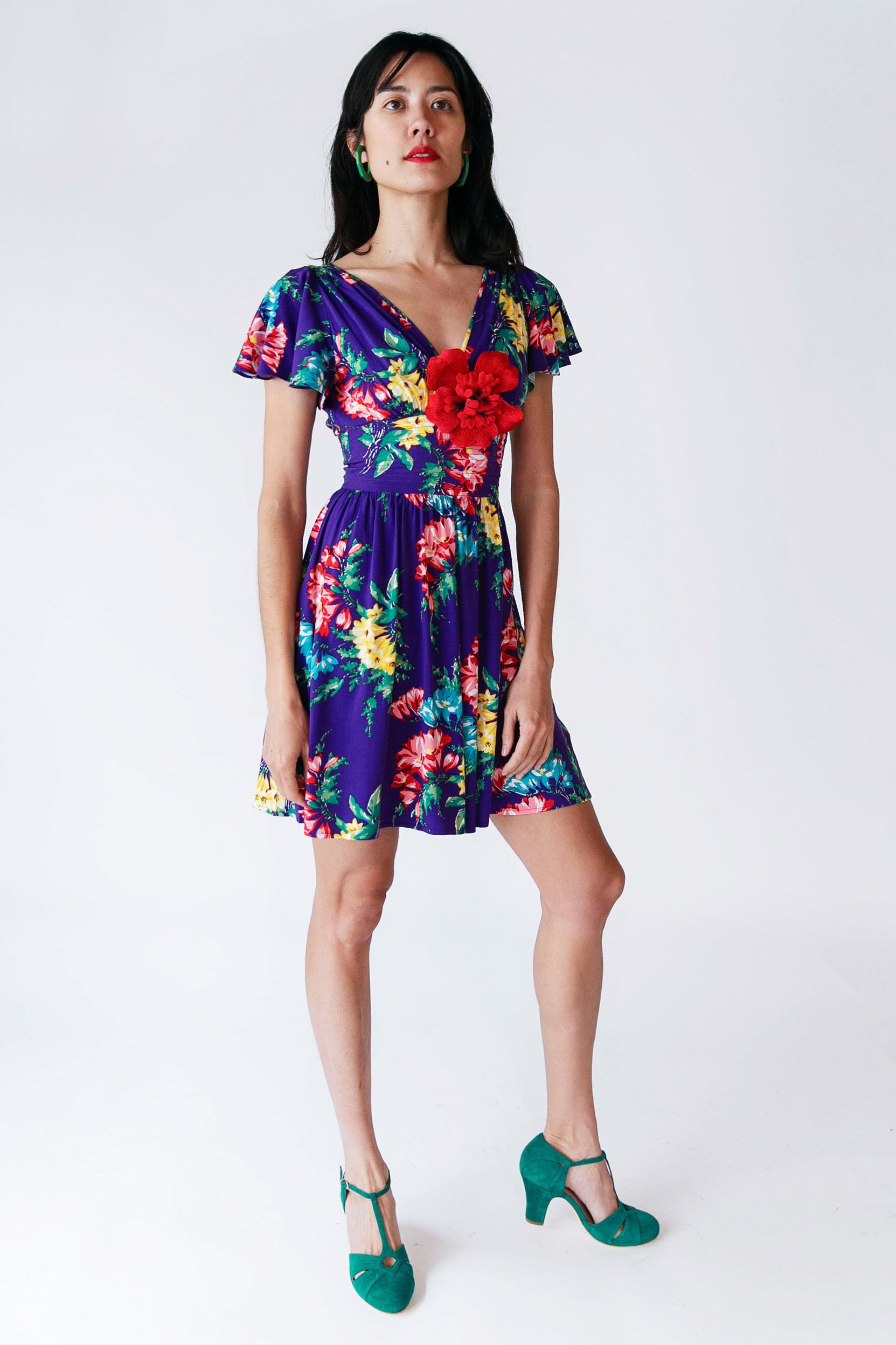 Camilla Dress - Bold Bouquet Camilla Dress - Bold Bouquet