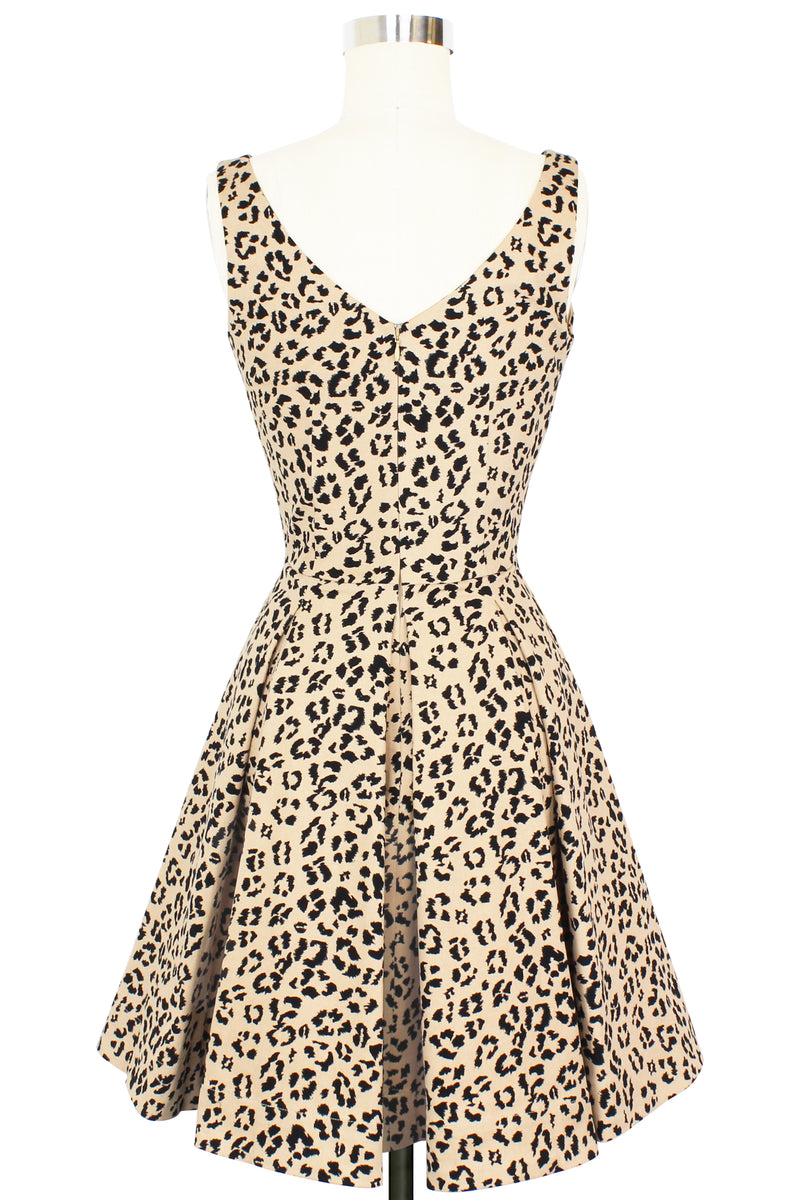 Audrey Mini Dress - Caramel Cat - Final Sale
