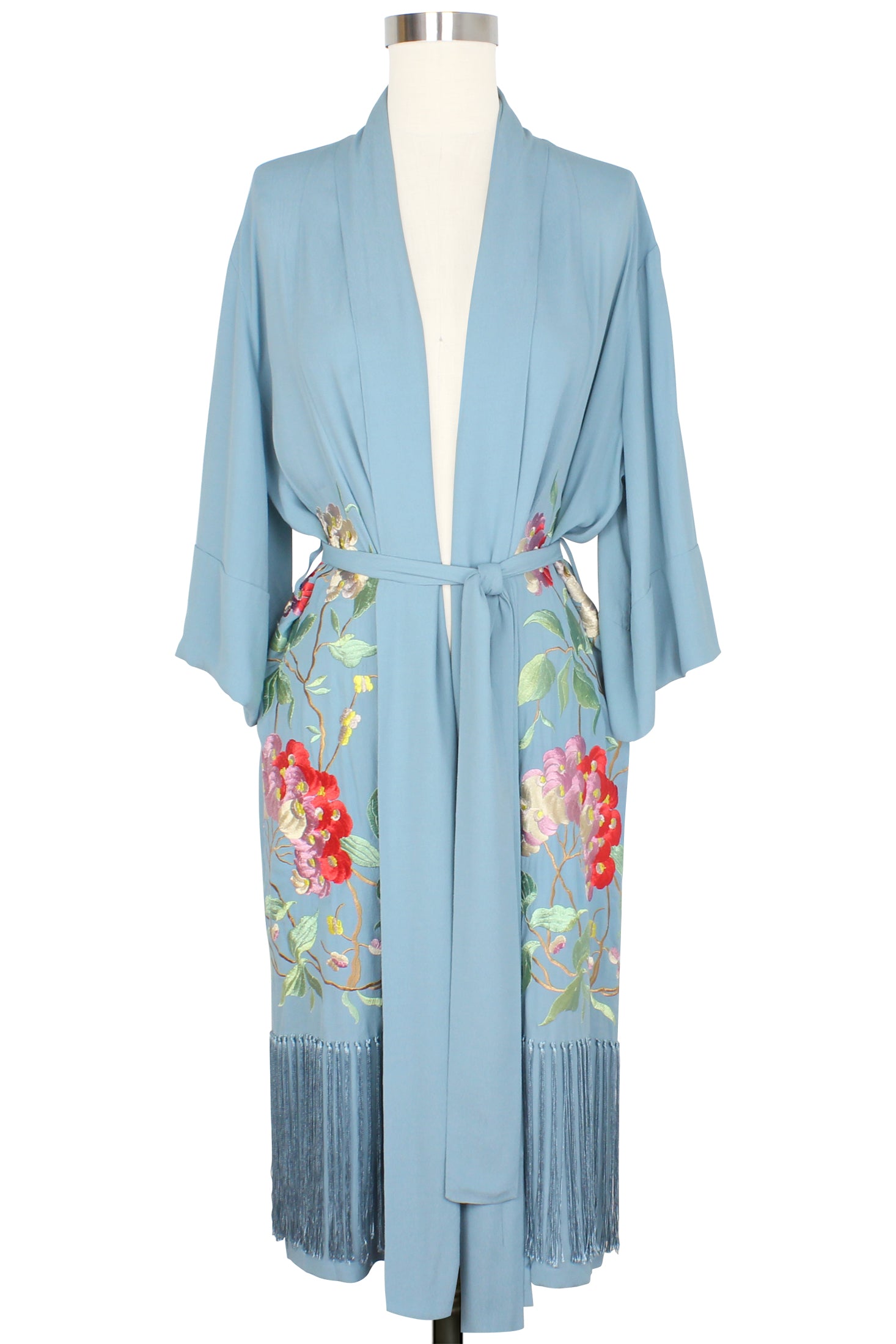 Recycled Rosa Robe Dark Blue