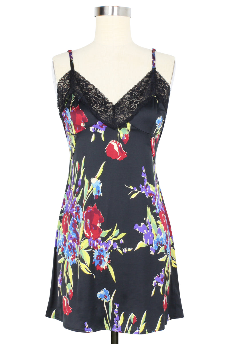 Vintage Slip Dress - Midnight Garden - Sale