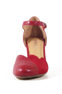 Chelsea Crew Lovers Heart Red Heels ##description##