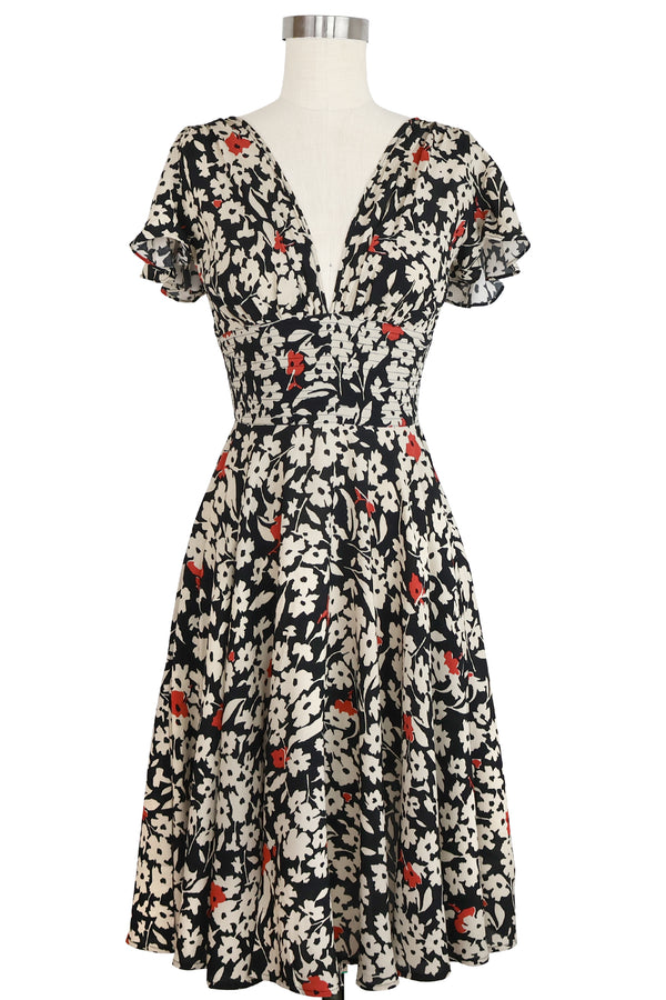 Deep Cut Camilla Circle Dress - 1934 Floral
