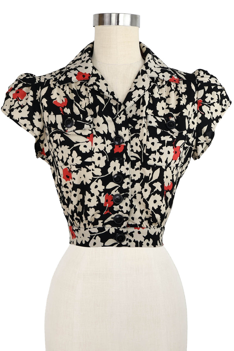 Sweetie Blouse - 1934 Floral