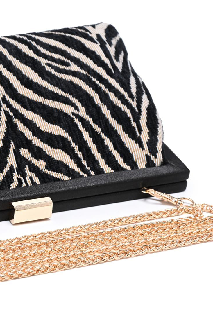 Urban Expressions Samira - Zebra Evening Bag