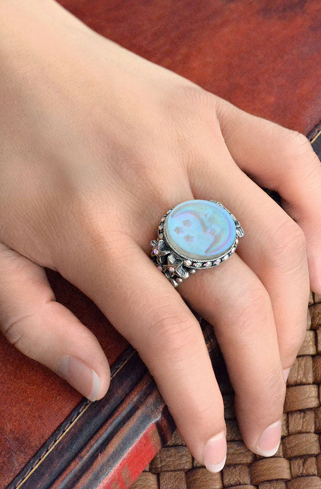 Sweet Romance Aurora Moon Ring