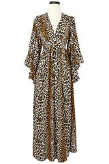 Butterfly Caftan - 50's Leopard