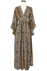 Butterfly Caftan - 50's Leopard