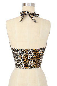 Dottie Blouse - 50's Leopard