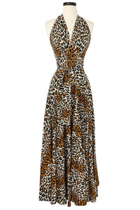 Helena Dress - 50's Leopard