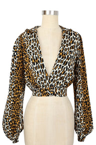 30's Hooded Jacket - 50's Leopard