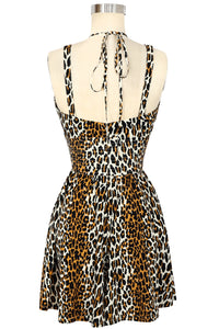 Minda Romper - 50's Leopard