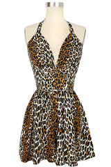 Minda Romper - 50's Leopard