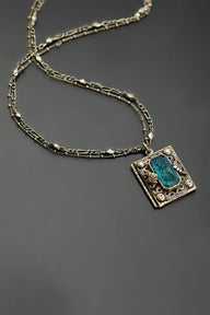 Sweet Romance Bronze Intaglio Book Locket