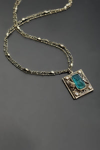 Sweet Romance Bronze Intaglio Book Locket