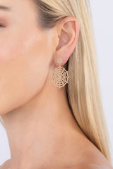Eye Candy Charlotte Earrings - Gold