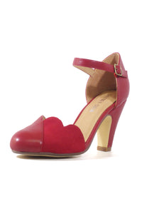 Chelsea Crew Lovers Heart Red Heels ##description##
