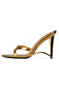 Jeffery Campbell Absentia - Gold Crinkle