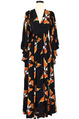 Butterfly Caftan Dress - Adrian Butterfly