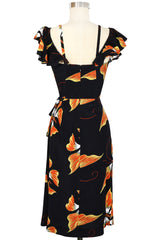 Hollywood Sarong Dress - Adrian Butterfly