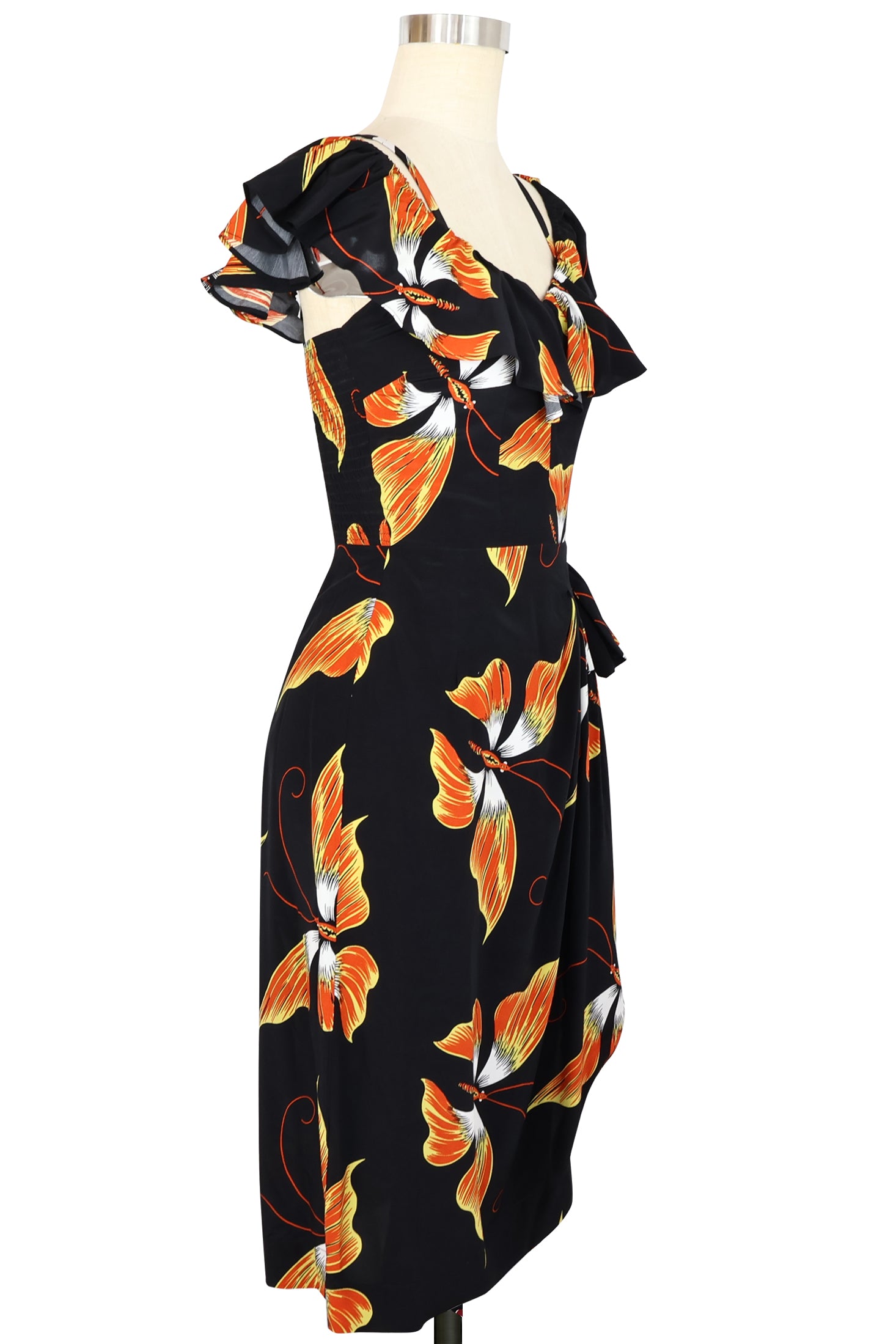 Hollywood Sarong Dress - Adrian Butterfly