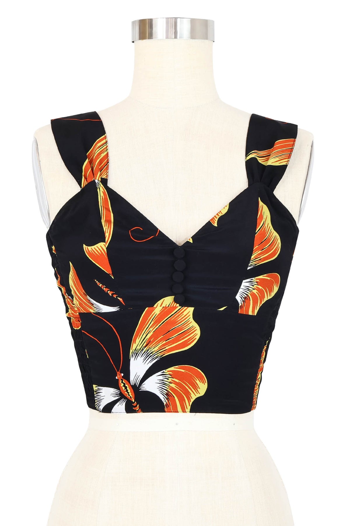 Adrian Button Button Front Hottie Top - Adrian Butterfly – Trashy Diva