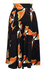 Gathered Back Skirt - Adrian Butterfly