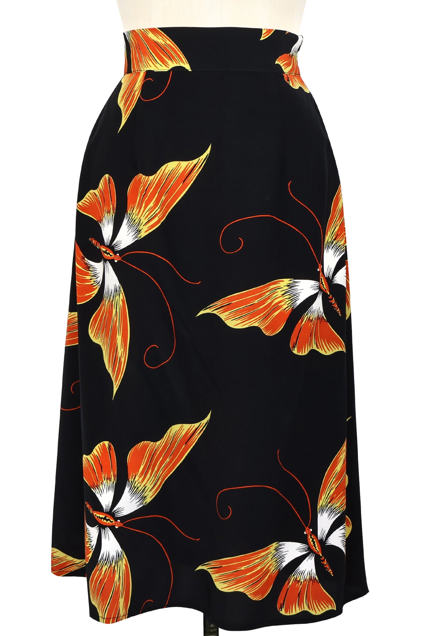 Gathered Back Skirt - Adrian Butterfly