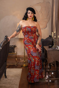 Belle Pants - Art Deco Swirls