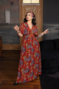 Caftan Dress - Art Deco Swirls