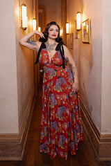 Toulouse Dress - Art Deco Swirls
