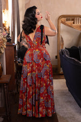 Toulouse Dress - Art Deco Swirls