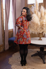 Tuesday Mini Dress - Art Deco Swirls