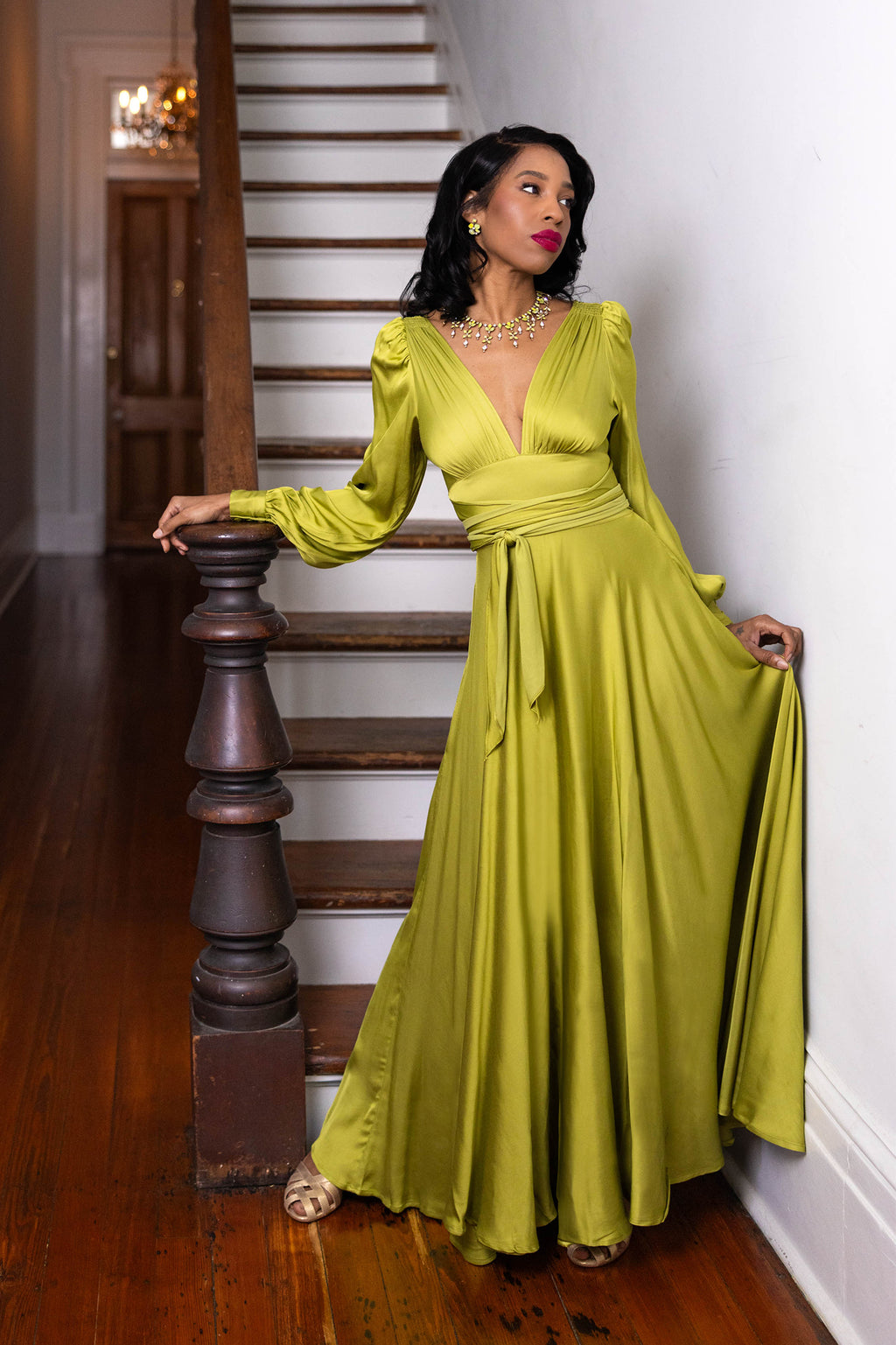 Gene Dress - Chartreuse Gene Dress - Chartreuse