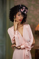 Starlet Robe - Peach - Peach Boudoir - Sale