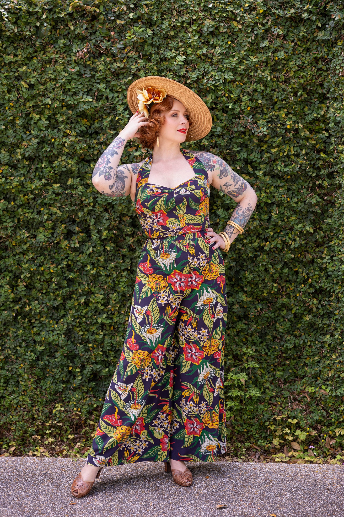 Belle Pants - Tiki Floral
