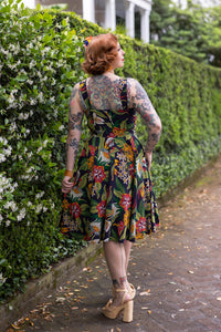 Annette Dress - Tiki Floral