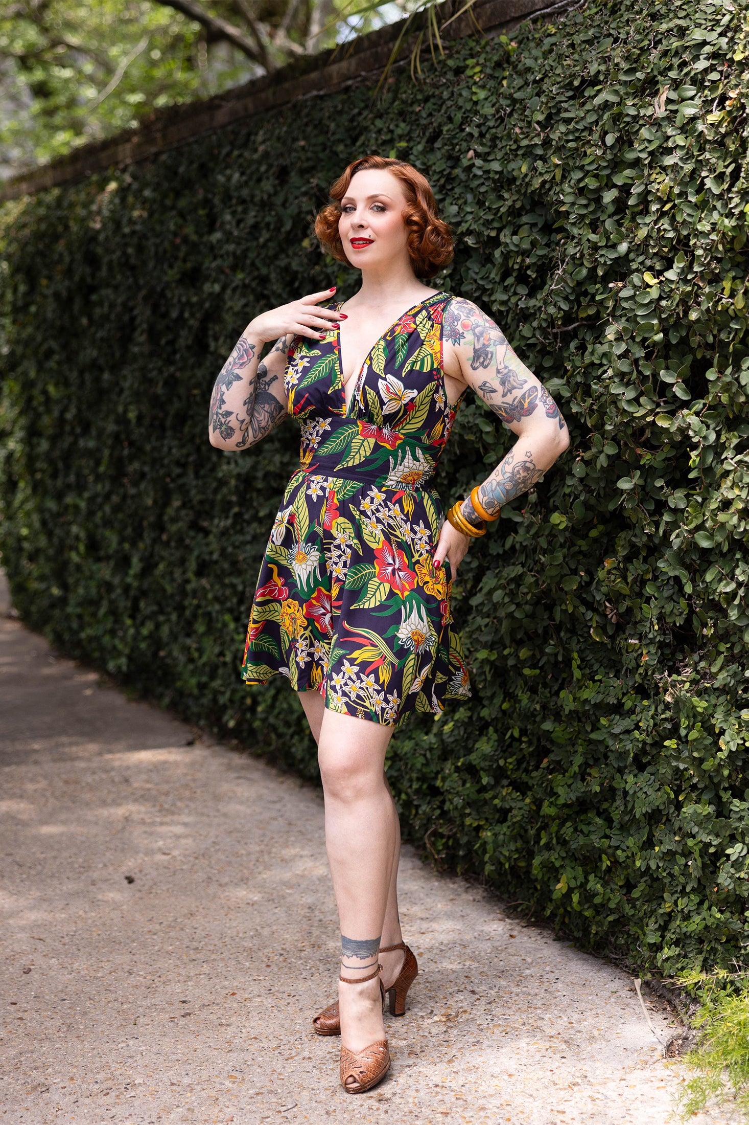 Cami Romper - Tiki Floral