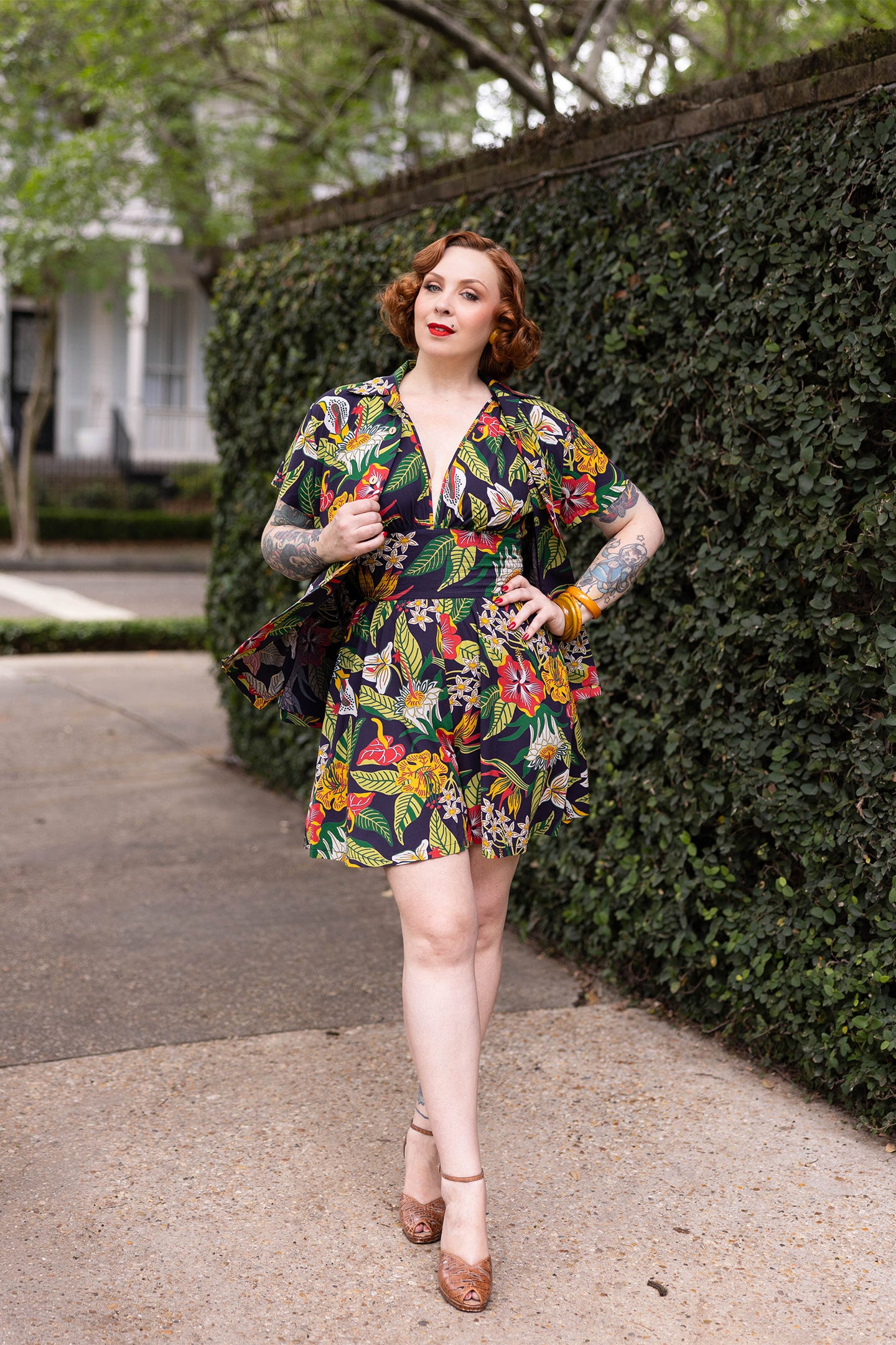 Cami Romper - Tiki Floral