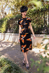 Gathered Back Skirt - Adrian Butterfly