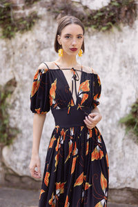 Mariposa Dress - Adrian Butterfly