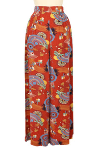 Belle Pants - Art Deco Swirls