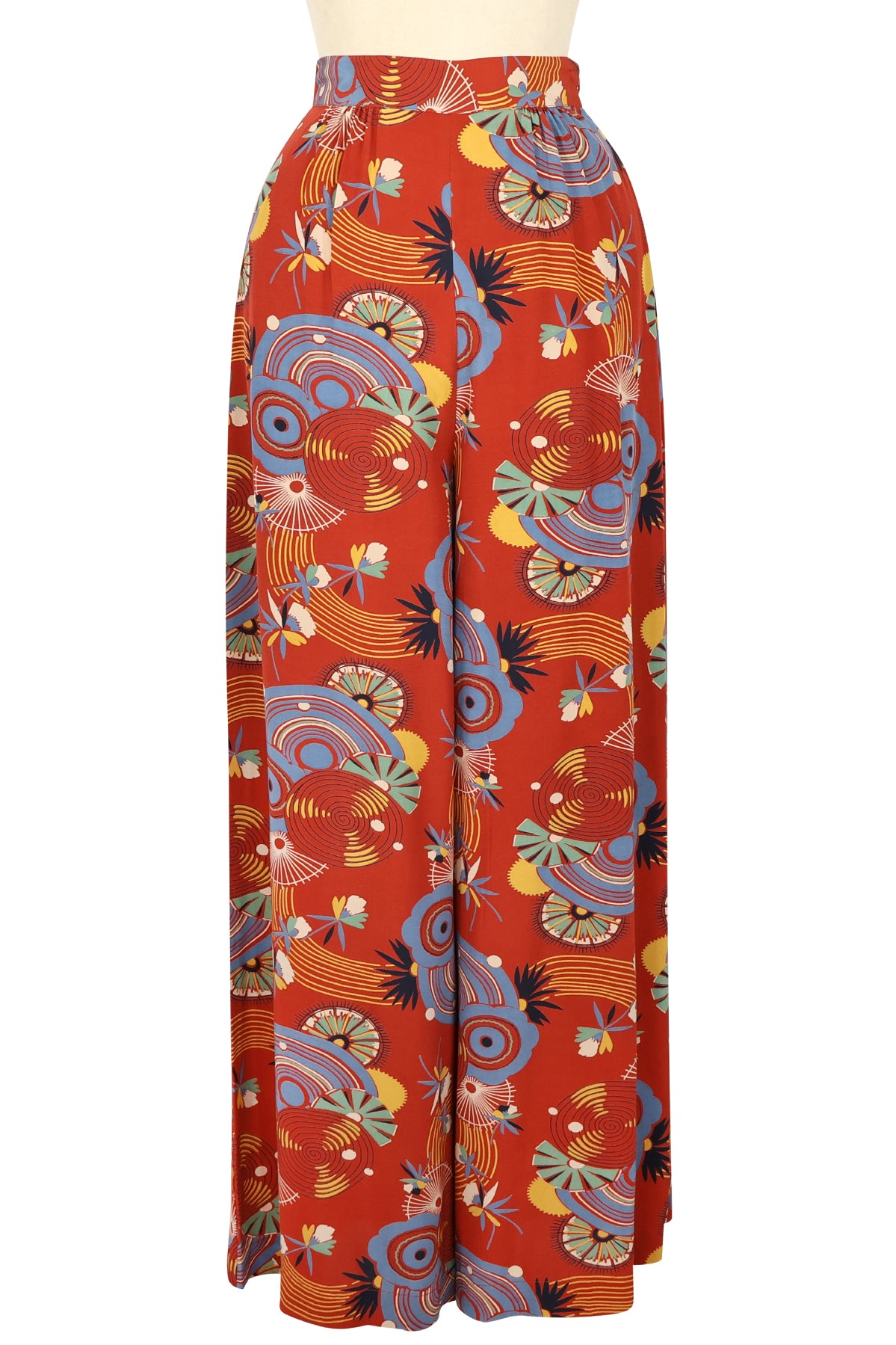 Belle Pants - Art Deco Swirls