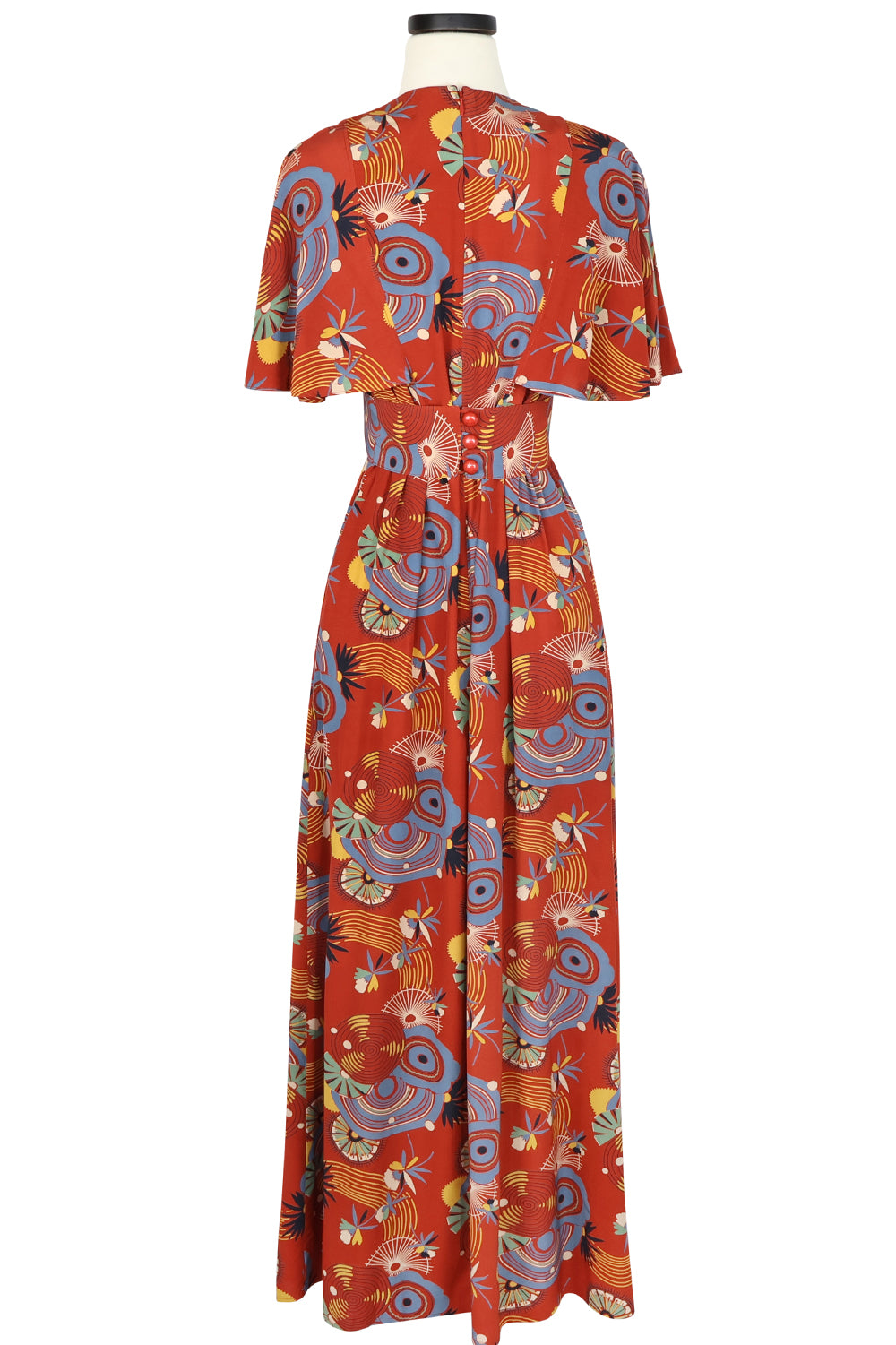 Caftan Dress - Art Deco Swirls
