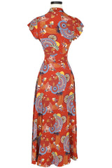 Seaside Dress - Art Deco Swirls