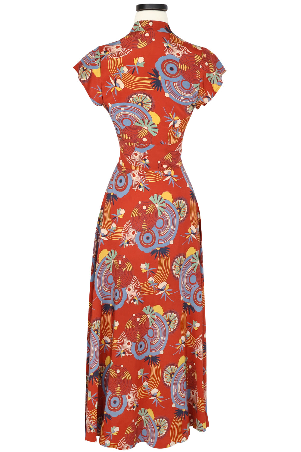 Seaside Dress - Art Deco Swirls